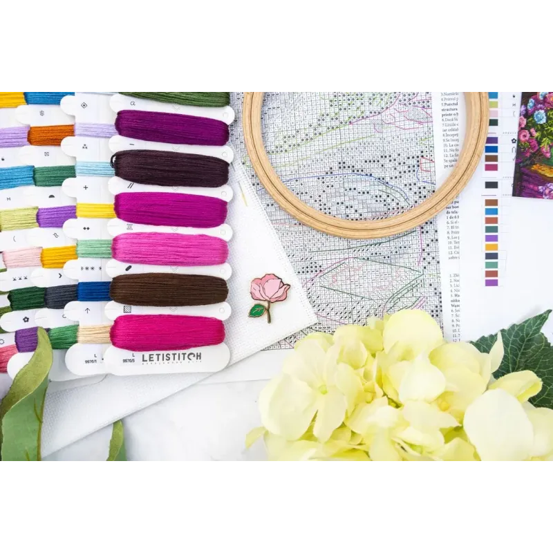 Набор для вышивания крестом "Царство чтения" 45×32 см SLETIL9970