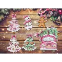 Sweetmas Ornaments 9cm (6 Pieces) SLETIL9969