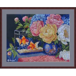 Cross stitch kit "Silent Dialogue" 30х39 cm SK282