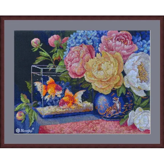 Cross stitch kit "Silent Dialogue" 30х39 cm SK282