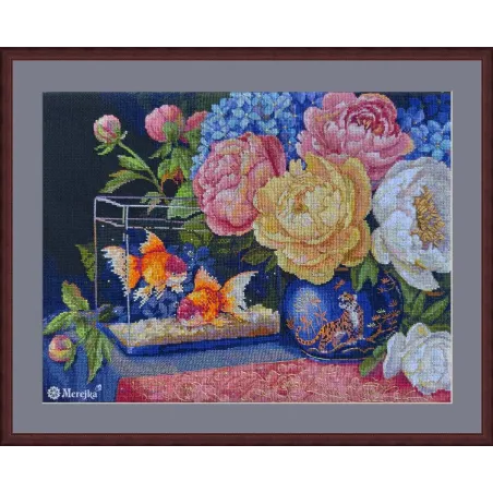 Cross stitch kit "Silent Dialogue" 30х39 cm SK282