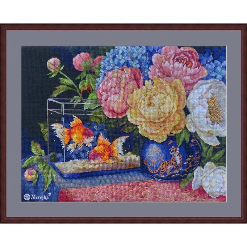 Cross stitch kit "Silent Dialogue" 30х39 cm SK282