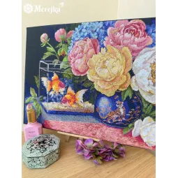 Cross stitch kit "Silent Dialogue" 30х39 cm SK282