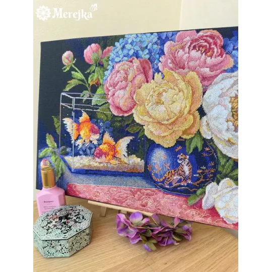 Cross stitch kit "Silent Dialogue" 30х39 cm SK282