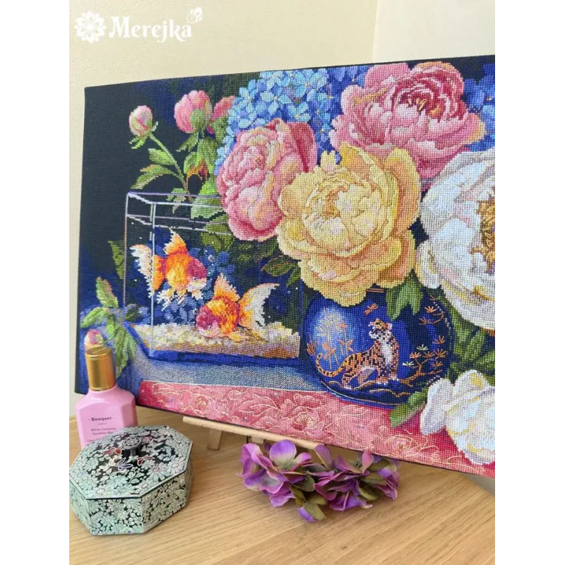 Cross stitch kit "Silent Dialogue" 30х39 cm SK282