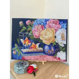 Cross stitch kit "Silent Dialogue" 30х39 cm SK282