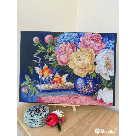 Cross stitch kit "Silent Dialogue" 30х39 cm SK282