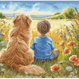 Cross stitch kit  "The Best Friend" AVA-P034