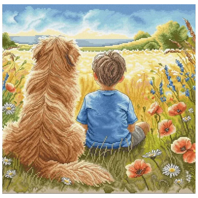 Cross stitch kit "The Best Friend" 31.75 x 30.96 cm AVA-P034
