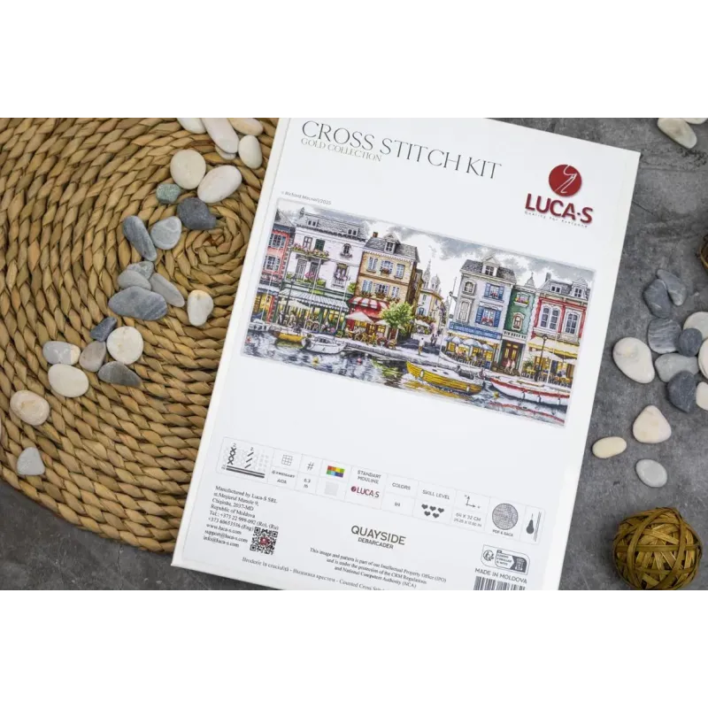Kreuzstich-Set "Quayside" 64 x 32 cm SBU5103