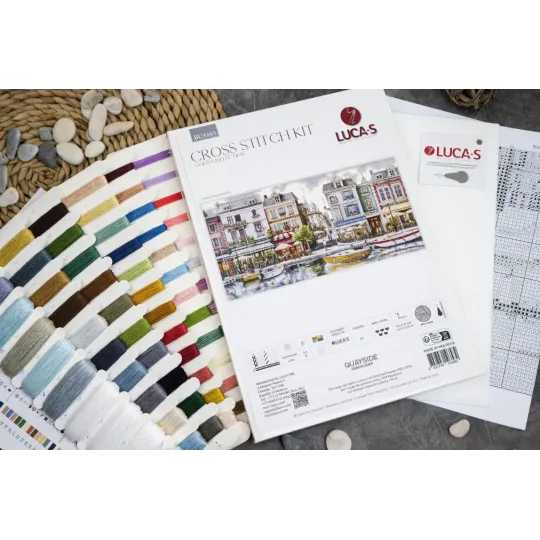 Cross Stitch Kit "Quayside" 64 x 32 cm SBU5103