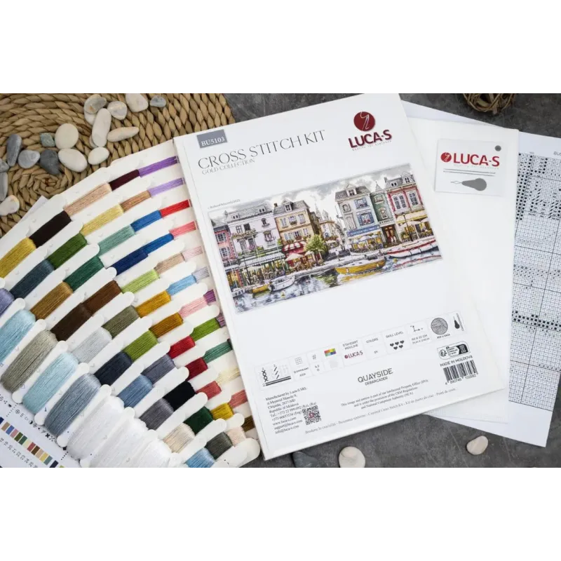 Cross Stitch Kit "Quayside" 64 x 32 cm SBU5103