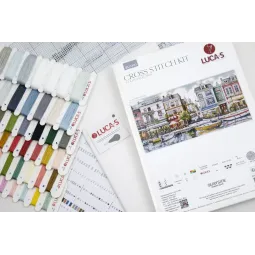 Siuvinėjimo kryžiuku rinkinys "Uostas" 64 x 32 cm SBU5103