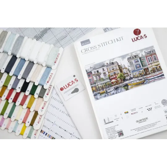 Kreuzstich-Set "Quayside" 64 x 32 cm SBU5103