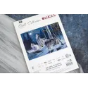 Cross Stitch Kit "The Howl of Wolves and the Winter Moon" 52 x 35 cm SB727