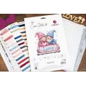 Cross Stitch Kit "Winter love" 25 x 25 cm SB1443