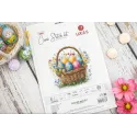Cross Stitch Kit "Easter Basket" 19 x 18 cm SB1442