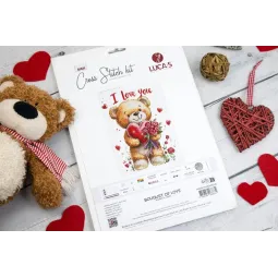 Cross Stitch Kit "Bouquet of Love" 17 x 23 cm SB1441