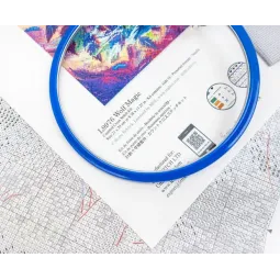 Cross stitch kit "Wolf Magic" 21 x 29 cm SLETIL9976