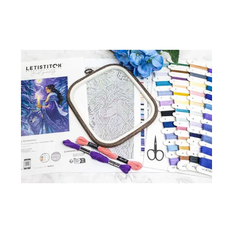 Cross stitch kit "Arctic Enchantress" 23x29 cm SLETIL9973