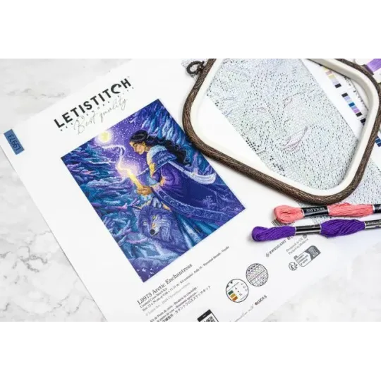 Cross stitch kit "Arctic Enchantress" 23x29 cm SLETIL9973