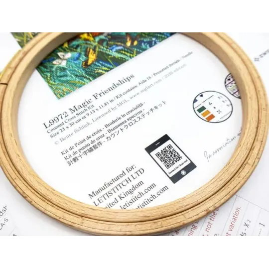 Набор для вышивания крестиком "Волшебная дружба" 23 x 30 см SLETIL9972