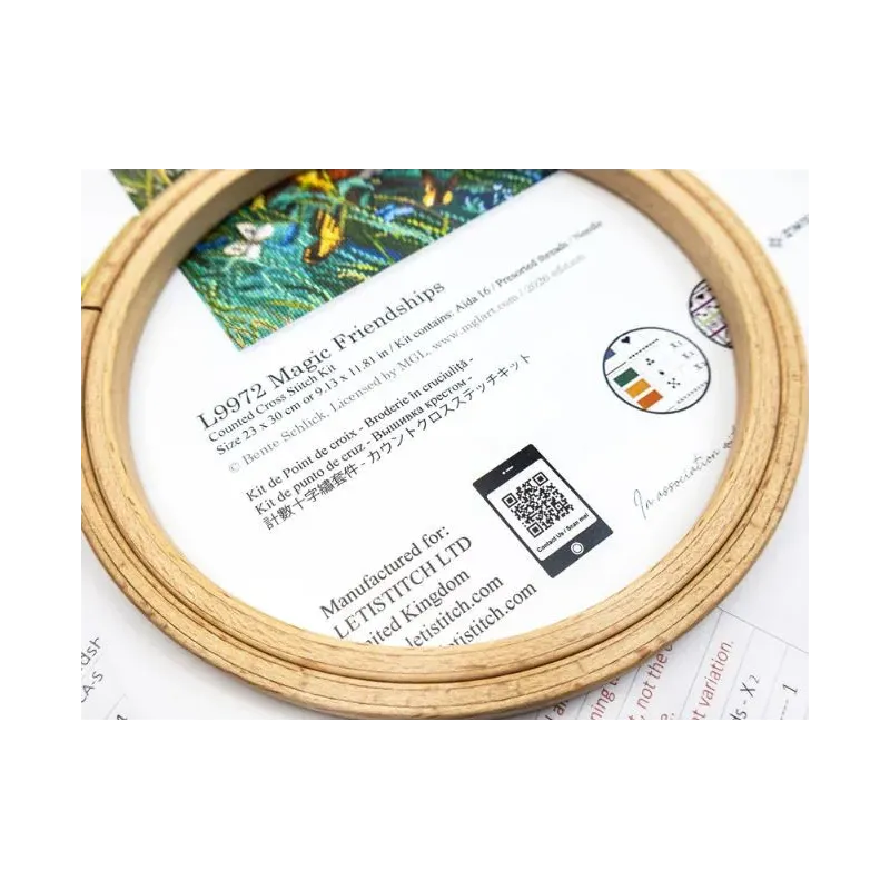 Cross stitch kit "Magic Friendships" 23 x 30 cm SLETIL9972