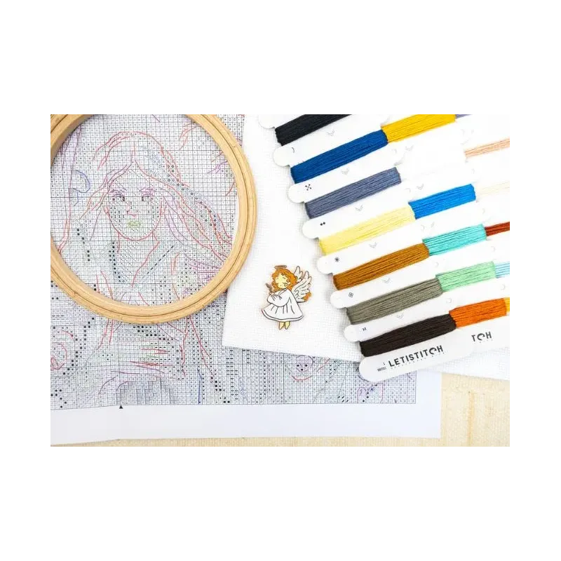 Cross stitch kit "Magic Friendships" 23 x 30 cm SLETIL9972