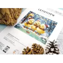 Cross stitch kit "Holiday Ducklings" 24 x 20 cm SLETIL9968