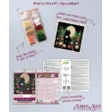 Mid-sized bead embroidery kit "Can’t Sleep" 20x20 cm AAMB-136