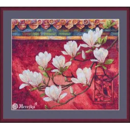Kreuzstich-Set "Magnolie" 38x32 cm SK292