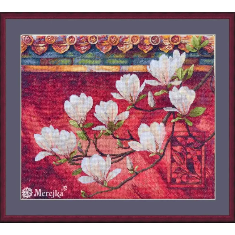 Cross stitch kit "Magnolia" 38x32 cm SK292