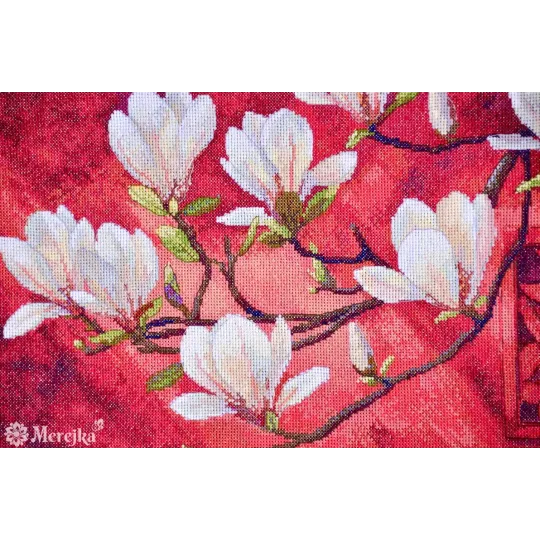 Cross stitch kit "Magnolia" 38x32 cm SK292