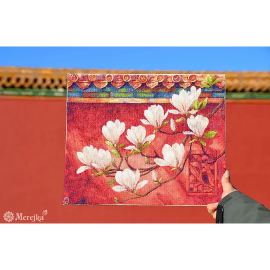 Cross stitch kit "Magnolia" 38x32 cm SK292