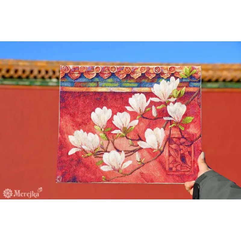 Kreuzstich-Set "Magnolie" 38x32 cm SK292