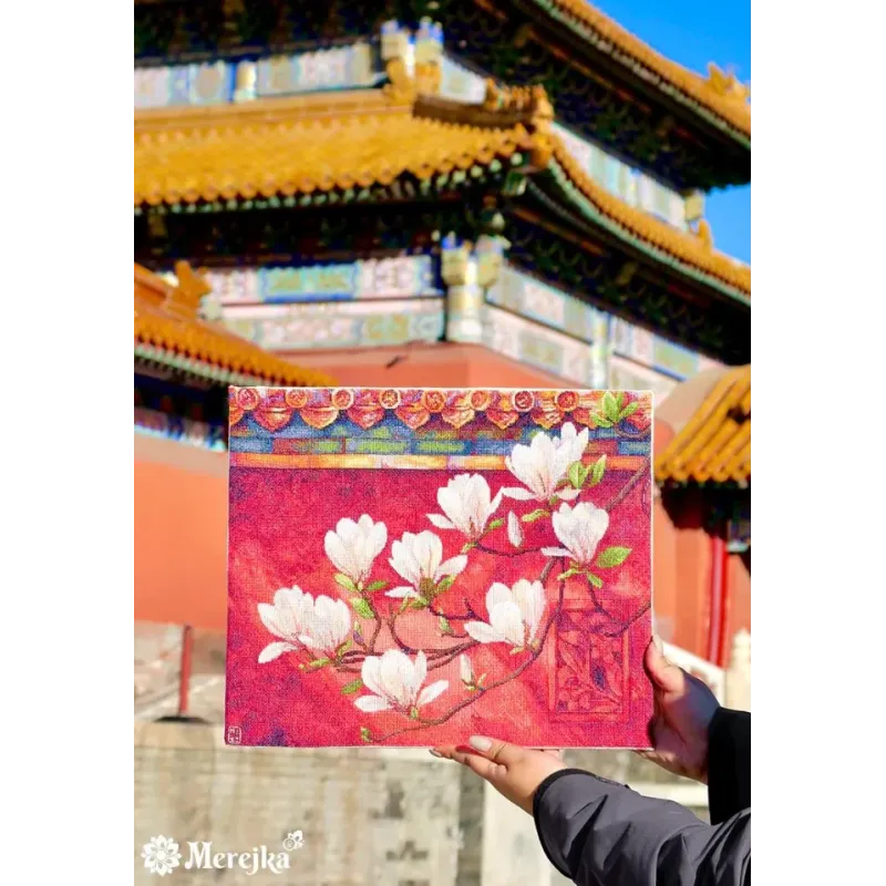 Cross stitch kit "Magnolia" 38x32 cm SK292