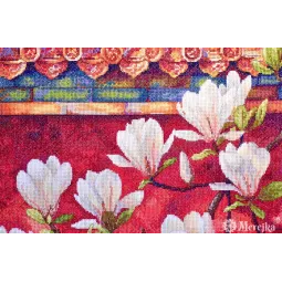 Набор для вышивания крестиком "Магнолия" 38x32 см SK292