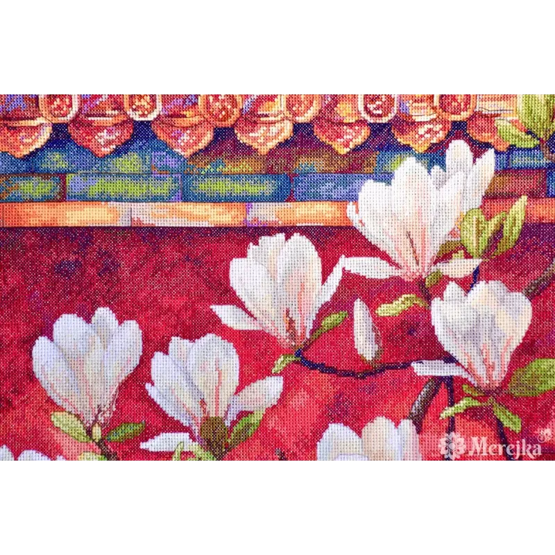 Cross stitch kit "Magnolia" 38x32 cm SK292