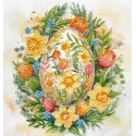 Mid-sized bead embroidery kit "Easter Symbol" 20 х 20 cm AAMB-135