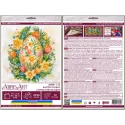 Mid-sized bead embroidery kit "Easter Symbol" 20 х 20 cm AAMB-135