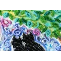 Mid-sized bead embroidery kit -Together forever AAMB-015