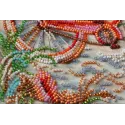 Mid-sized bead embroidery kit "At the age of the azure" 20 х 20 cm AAMB-014