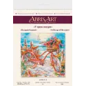 Mittlere Perlenstickerei-Set "Im Alter des Azurs" 20 x 20 cm AAMB-014