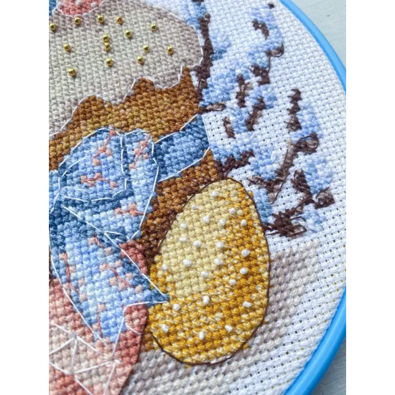 Cross stitch kit "Easter day" 15 х 15 cm AAHM-095