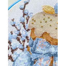 Cross stitch kit "Easter day" 15 х 15 cm AAHM-095