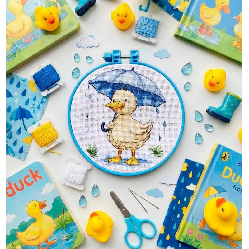 Cross-stitch kits -Duckling’s Walk AAHM-093