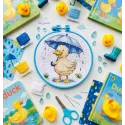Cross stitch kit "Duckling’s Walk" 15 х 15 cm AAHM-093