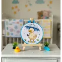 Cross stitch kit "Duckling’s Walk" 15 х 15 cm AAHM-093