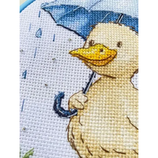 Cross-stitch kits -Duckling’s Walk AAHM-093