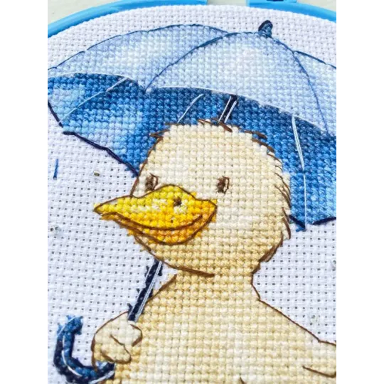 Cross stitch kit "Duckling’s Walk" 15 х 15 cm AAHM-093